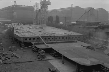 View of the Double Bottoms of Nicola, the First SD14, at Southwick Shipyard, Sunderland, 16 October 1967